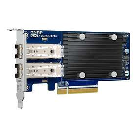 QNAP QXG-10G2SF-X710 nätverksadapter PCIe 3,0 x8 10 Gigabit SFP+ x 2