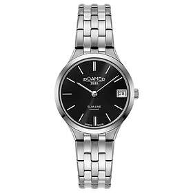 Roamer 512857 41 55 20 Slim-Line Classic Ladies Black Dial Watch