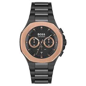 Boss 1514090 GQ Taper Black Dial Black Stainless Steel Watch