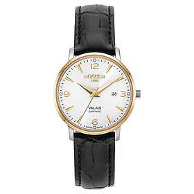 Roamer 958844 47 14 05 Valais Ladies Silver Dial With Yellow Watch
