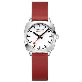 Mondaine MSL.31110.LCV SBB Petite Cushion Square White Watch