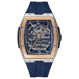 Ingersoll I12304 The Challenger Automatic Blue Skeleton Dial Watch