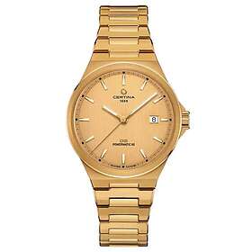Certina C0434073336100 DS-7 POWERMATIC 80 (39mm) Gold Dial Watch