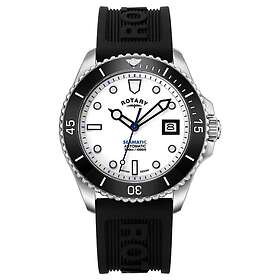 Rotary GS05430/06 Seamatic Automatic 300m (42mm) White Dial Watch