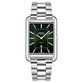 Rotary GB05280/24 Men's Cambridge Square Green Dial Watch