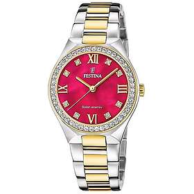 Festina F20659/3 Women's Solar Energy (35mm) Red Mother-of- Watch