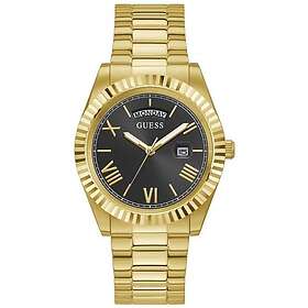 Guess GW0265G3 Men's Connoisseur Black Dial Gold Watch