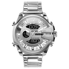 Diesel DZ4648 Men's Mega Chief (51mm) Silver Hybrid Dial Watch