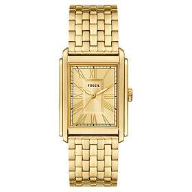 Fossil FS6009 Carraway (30mm) Gold Dial Gold-Tone Watch