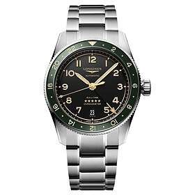 Longines L38024636 SPIRIT ZULU TIME (39mm) Black Dial Watch