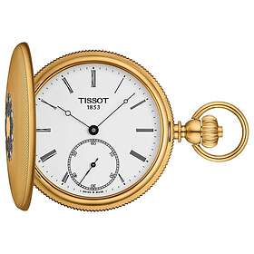 Tissot T8674053901300 Savonnette Mechanical Yellow Gold Tone Watch