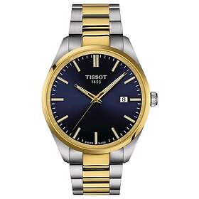Tissot T1504102204100 Men's PR 100 (40mm) Blue Dial Two- Watch