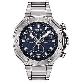 Tissot T1414171104100 Men's T-Race Chronograph Blue Dial Watch