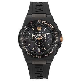 Versace VE7H00323 GRECA EXTREME CHRONO (43mm) Black Dial Watch