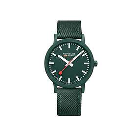 Mondaine MS1.41160.LF Essence 41mm Park Green Strap Watch