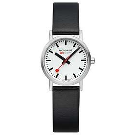 Mondaine A658.30323,16SBBV Classic (30mm) White Dial Black Watch