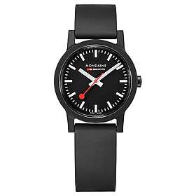 Mondaine MS1.32120.RB Essence Quartz Black Dial Black Watch