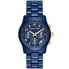 Michael Kors MK7332 Women's Runway Blue Chrono Dial Blue Watch