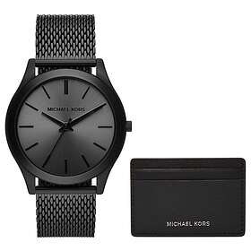 Michael Kors MK1085SET Men's Runway Gift Set (44mm) Black Watch