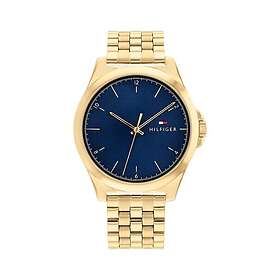 Tommy Hilfiger 1710546 Men's Norris (42mm) Blue Dial Gold- Watch