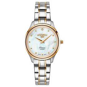 Roamer 601857 47 89 20 Venus White MOP Diamond Dial Yellow Watch