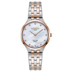 Roamer 512847 49 89 20 Slim-Line Classic Ladies White MOP Watch