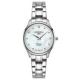 Roamer 601857 41 89 20 Venus White MOP Diamond Dial Steel Watch