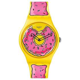 Swatch SO29Z134 x The Simpsons SECONDS OF SWEETNESS (41mm) Watch