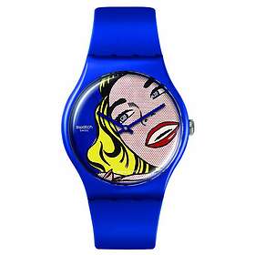 Swatch SUOZ352 MoMA GIRL BY ROY LICHTENSTEIN, THE Watch