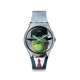 Swatch SUOZ350 Magritte LE FILS DE L'HOMME BY RENE Watch