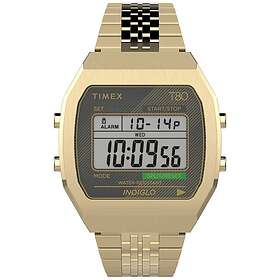 Timex TW2V74300 T80 Digital Display Gold-Tone Stainless Watch