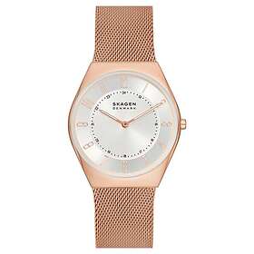 Skagen SKW6827 Men's Grenen Silver Dial Rose Gold Steel Watch