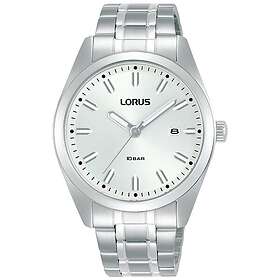 Lorus RH977PX9 Sports Date 100m (39mm) White Sunray Dial Watch