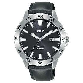 Lorus RX347AX9 Sports Solar 100m (43mm) Black Sunray Dial Watch