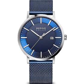 Bering 15439-307 Solar Men's Blue Dial Date Watch