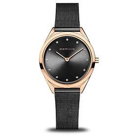 Bering 17031-162 Ultra Slim Quartz (31mm) Black Sunray Dial Watch