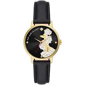 Kate Spade KSW1807 Metro (34mm) Black Poodle Dial Black Watch