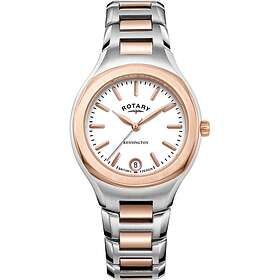 Rotary LB05107/02 Women's Kensington White Dial Two Tone Watch