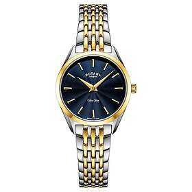 Rotary LB08011/05 Women's Ultra Slim (27mm) Blue Dial Two- Watch