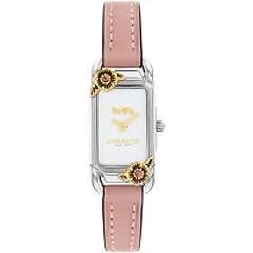 Coach 14504037 Woman's Cadie Pink Leather White Dial Watch