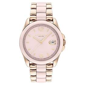 Coach 14504188 Women's Greyson (36mm) Pink Dial Rose Gold Watch