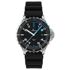 Laco 862108 Atlantik Automatic Pilot Black rubber Watch