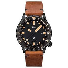 Sinn 1010,023 U1 S E U-Boat Steel Vintage Brown Leather V- Watch