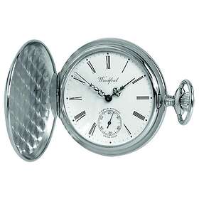 Woodford 1061 Chrome White Dial Full Hunter Mechanical Watch