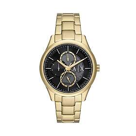 Armani Exchange AX1875 Men's (42mm) Black Dial Gold-Tone Watch