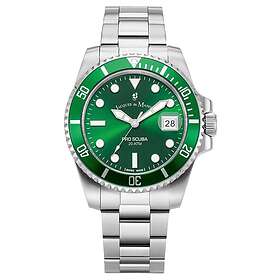 Jacques Du Manoir JWG02701 Pro Scuba (40.5mm) Green Dial Watch