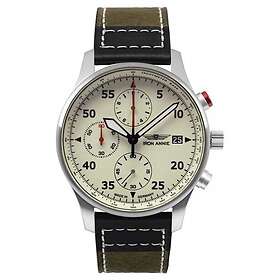 Iron Annie 5670-5 F13 Tempelhof Leather Strap Chronograph Watch