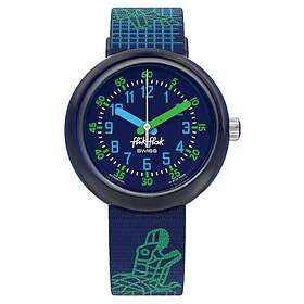 Flik Flak FPNP135 CYBEROZAURUS (31,85mm) Blue Dial Blue Watch