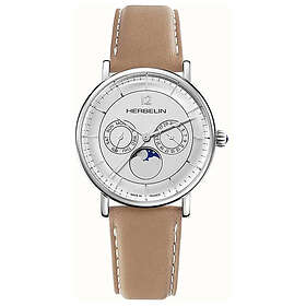 Herbelin 12747AP12 Men's Inspiration Silver Moonphase Dial Watch