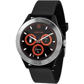 Harry Lime HA07-2001 Black Case and Silicone Strap Aluminium Watch